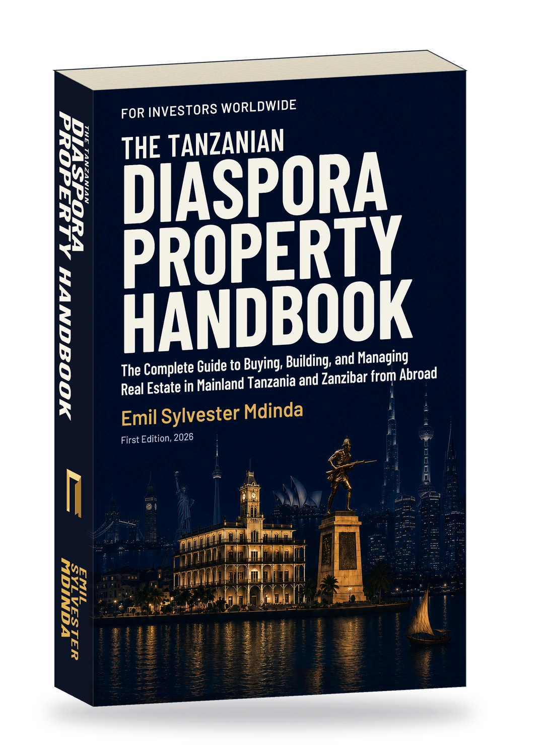 The Tanzanian Diaspora Property Handbook, showing its front cover and spine.